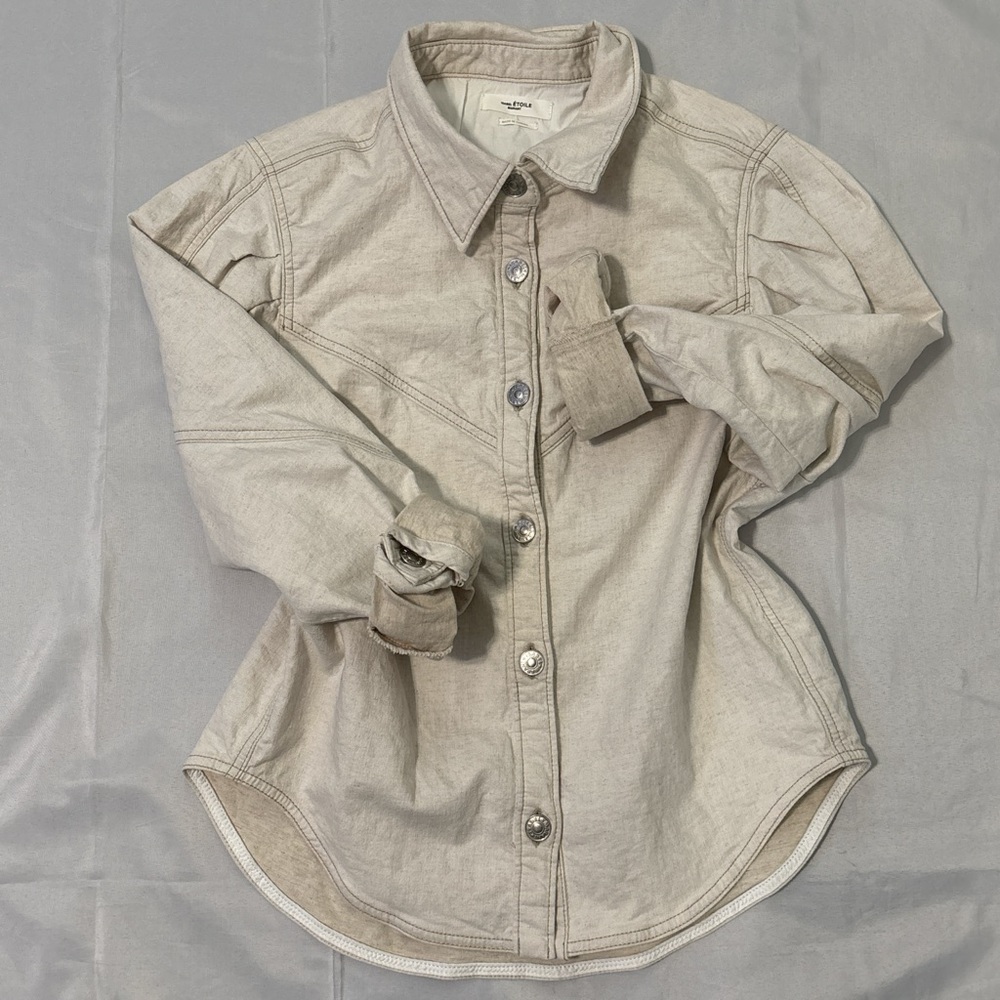 ISABEL MARANT AVANT GARDE BUTTON UP DESIGNER STREETWEAR TOP